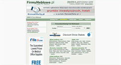 Desktop Screenshot of firmymeblowe.pl